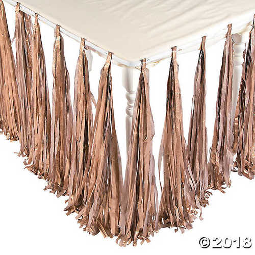 fringe table skirt walmart