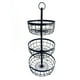 thumbnail image 2 of Ganfancp Cocina Multifuncional Estante de Cocina Cesta de Fruta para El Hogar Tres Hierro Redondo Cesta de Almacenamiento Portátil Artículos En Liquidación 1X Cesta de Almacenaje Triple, 2 of 7