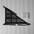 thumbnail image 1 of Universal Car Roof Storage Organizer Mesh Bag with Multiple Pockets, Triangular Design for Stability, Elastic Net for Phones and Keys, Easy Installation for All Vehicles, 80x53 cm, 1 of 8