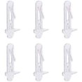 thumbnail image 1 of CUITING Clear Plastic Locking Shelf Support Pegs  Fits 5/16” Diameter Hole  5/8” Shelf  30 Pack, 1 of 6