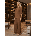 thumbnail image 4 of Conjunto de 2 Piezas para Mujer | Set Blusa Tipo Camisera y Pantalón Wide Leg, 4 of 5