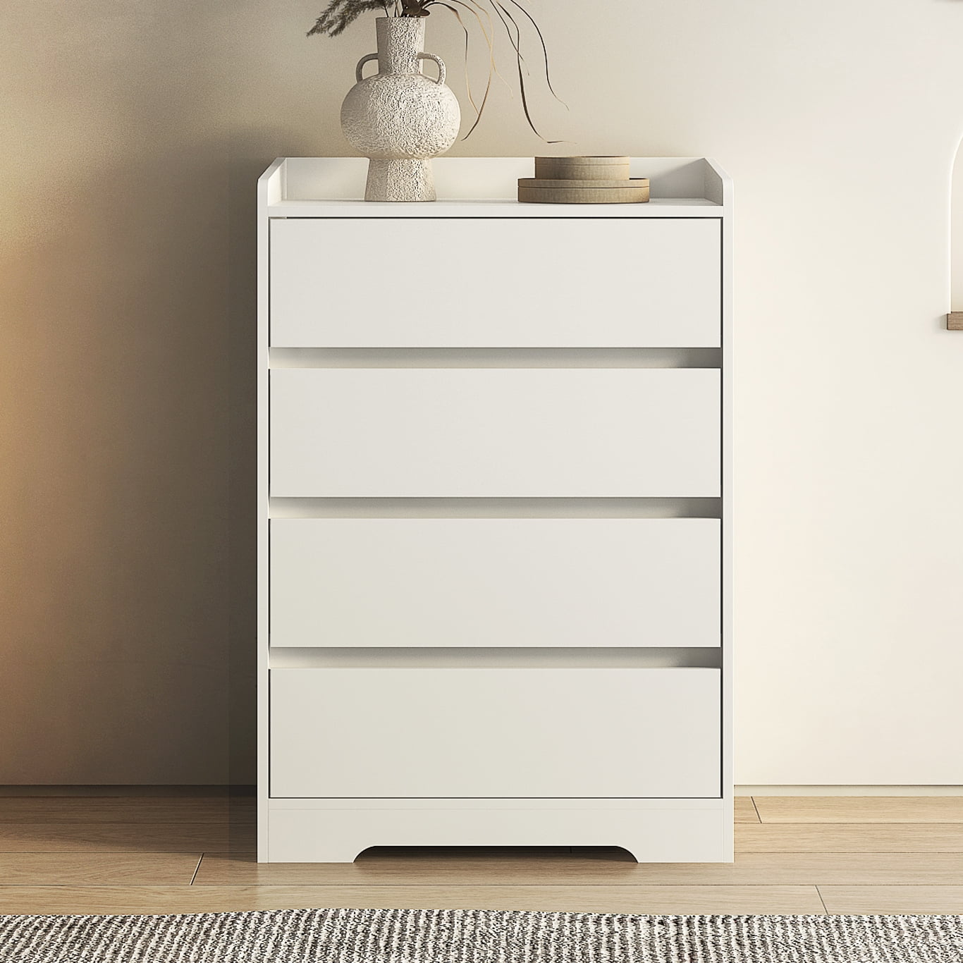 Yardi Yard 4 Drawer Dresser Chest Organizer with Black Metal Legs for Nursery Kids Bedroom White Yardi Yard 4 Drawer Dresser Chest Organizer with Black Metal Legs for Nursery Kids Bedroom White
