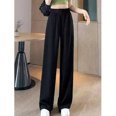 Wide-leg pants summer thin extended floor pants straight women's high-waisted loose pants