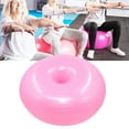 thumbnail image 4 of Yoga Ball Pink Donut Shape - Yoga Ball Chair - Balance Trainer - Thicken Anti-Explosion Inflatable Seating Exercise - for Office & Home & Gym, 4 of 5