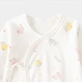 thumbnail image 4 of CAUYDY Baby Boy Going Home Outfit Newborn 3 6 9 12 18 24 Months Preemie Girls Romper Infant Long Sleeve Sleepers Fall Winter Pajamas Clothes Sizes 3-6 Months,Sky Blue, 4 of 4