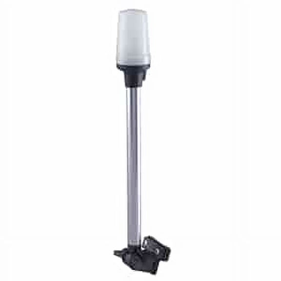 Perko Fold Down All-Round Pole Light - Horizontal Mount - White