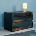 thumbnail image 3 of MIDODO Shoe Storage Box with Glass Door, Shoe Organizer Storage Box with RGB Led Light & APP Control Shoe Storage Bin Cabinet, 3 of 7
