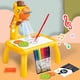 thumbnail image 4 of Proyector LED con pilas Tablero de dibujo para escribir Niños Proyección educativa temprana Escritorio de pintura Plástico Garabatos Juguete Escuela Animal amarillo seitruly FN000752-01B, 4 of 7