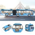 thumbnail image 2 of 1:48 Electronic City Bus Light Car Educational Toy for Children Kids Traffic Model Toy, 2 of 8