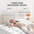 thumbnail image 2 of King Size Mattress Topper - 1000GSM Extra Thick Black Mattress Pad - Soft Mattress Protector Firm Bed Topper Pillow Top with 8-21 Inch Deep Pocket Ultra Soft & Supportive, 2 of 5