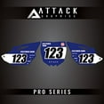 thumbnail image 3 of Attack Graphics 2069890014-d13355-19 Pro Series Restyle Number Plate Backgrounds Compatible with Polisport MX Restyling Kit for Yamaha YZ125 2019, 3 of 4