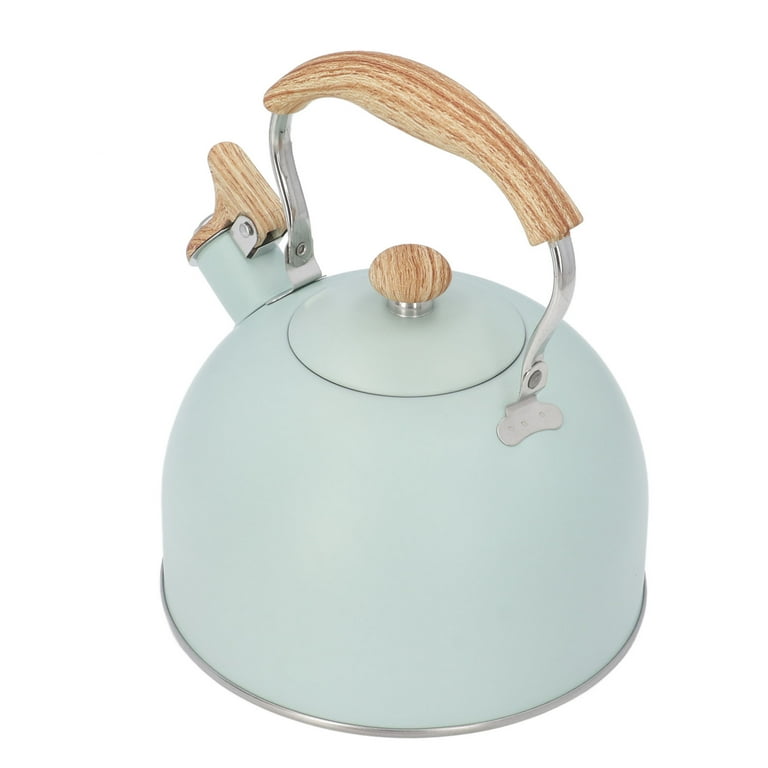 2.5 Liter Whistling Tea Kettle - Modern Stainless Steel Whistling