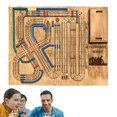 thumbnail image 1 of 1/2 Sets Cribbage Wars Board Game Kids Adults Family Party Multiplayer Interactive Wooden Plastic Portable Continuous Cribbage Board Game Night Essentials, 1 of 7