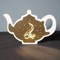 thumbnail image 3 of 2pcs Ramadan Lantern Eid Mubarak Ornament LED Islam Table Centre BLESIY Decoraciones de Eid Mubarak, 3 of 5