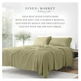 thumbnail image 2 of Double-Brushed Microfiber King Sheet Set 4 Piece – Oeko-TEX Certified Ultra Soft & Wrinkle-Free - 16" Deep Pocket Sheets - Easy Care King Size - Sage, 2 of 6