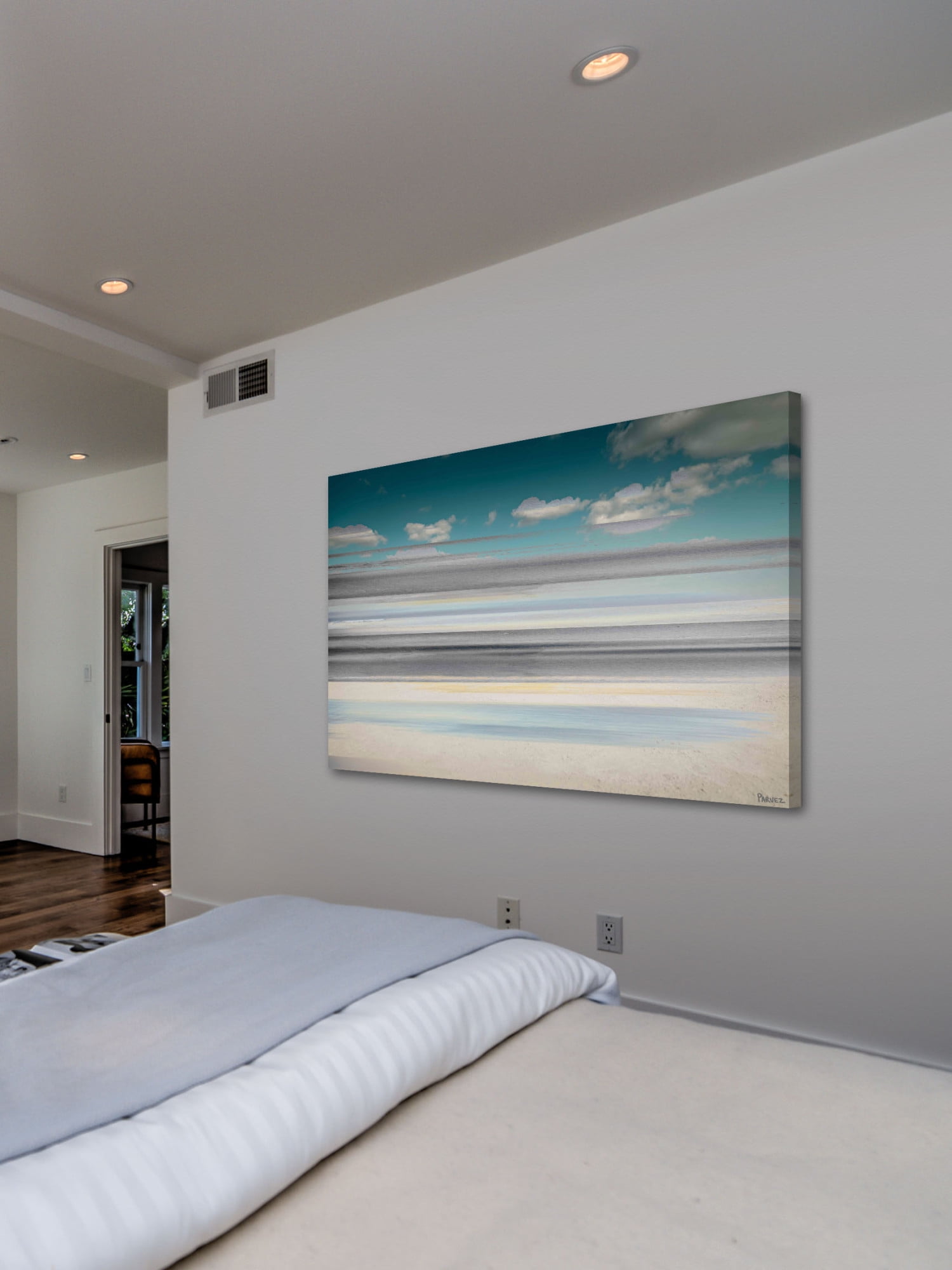 Parvez Taj "Cloudy Day" Print on Canvas