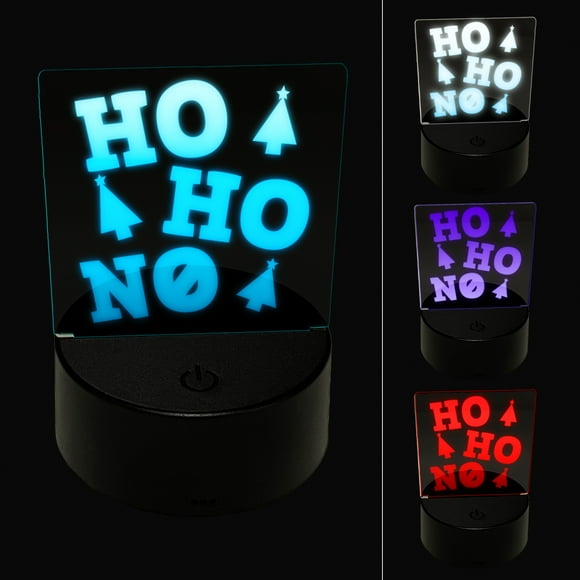 Ho Ho Ho Lighted Sign