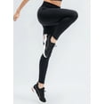 thumbnail image 6 of Women's High Waist Lounge Leggings Ultra Soft Workout Running Yoga Pants, Black, L, 6 of 7