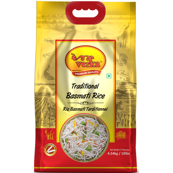 Verka Traditional Basmati Rice, 10lbs
