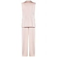 thumbnail image 2 of Nina Ricci Tailored Suit In Blush Pink Crepe With Double-Breasted Blazer And Palazzo Trousers (Women's), 2 of 3