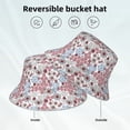 thumbnail image 2 of Balery Abstract Floral Sombreros para el sol para hombre y mujer, sombrero de pescador con UPF 50+, 2 of 6