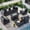 Black, variant on MRUAKA 5 Pieces Patio Conversation Set, Outdoor Sectional PE Rattan Wicker Furniture Seat,Dark Gray