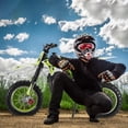 thumbnail image 5 of Floseru 49cc 2-Stroke Kids Dirt Bike, Dirt Bikes for Kids, Dirt Bikes, Gas Power Motocross, Off Road Mini Motorcycle, Children Pocket, Gas Bike Load 220LBS (Improved Version), 5 of 8