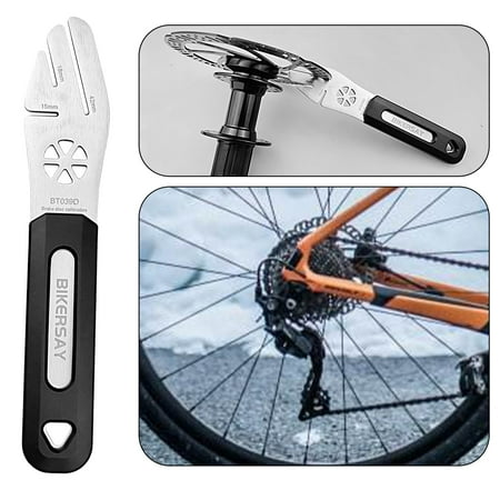 

Kmxyo BIKERSAY Disc Brake Adjustment Wrench High Strength Stainless Steel High Hardness Rotor Truing Tool for Maintenance