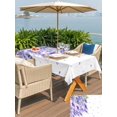 thumbnail image 5 of Outdoor Tablecloth with Umbrella Hole for Patio/Picnic/Party/Camping, Purple Weeping Leaves Waterproof Table Cloth Rectangle Table Cover Washable, Farmhouse Pastoral Botanical (54"x 80"), 5 of 8