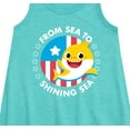 thumbnail image 2 of Baby Shark - From Sea to Shining Sea - Girl's Aline Dress, 2 of 5