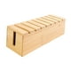 thumbnail image 2 of Caja organizadora de cables de madera, resistente al polvo, compacta, para escritorio con tapa, fácil de guardar., 2 of 9