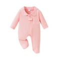 thumbnail image 1 of SUNSIOM Pyjamas à Col à Revers à Manches Longues pour Bébés Garçons Filles Combinaisons Nouveau-Nés, 1 of 6