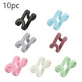 thumbnail image 1 of Mini Flocking Clothes Hanger Connector Hooks 10 Pack | Space Saving Closet Organizer | Velvet Hanger Cascading Clips | Multipurpose for Shirts Pants Accessories | Durable Compact Design, 1 of 5