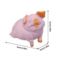 thumbnail image 6 of Ywuzuh Stress Ball Squeeze T*oys for Adults Slow Rising Pig Fidget Sensory hand T*oy Squeeze Ball for Adults K*ids Stress Relieve, Increase Entertainment, 6 of 6
