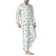 thumbnail image 2 of Fotbe Whale And Turtle Pijama de Hombre con Estampado de Manga Larga, Conjunto de 2 Piezas, Ropa de Dormir Suave y Cómoda con Bolsillos-Small, 2 of 7