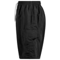 thumbnail image 4 of iBerryNY Mens Swimming Trunks, Swimwear Suit, Mesh Lining, Cargo Pocket, Black, Medium, 4 of 6