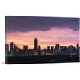 thumbnail image 1 of ARTCANVAS Manila Philippines Skyline Pink Sunset Canvas Art Print - Size: 60" x 40" (1.50" Deep) (3-Piece), 1 of 9