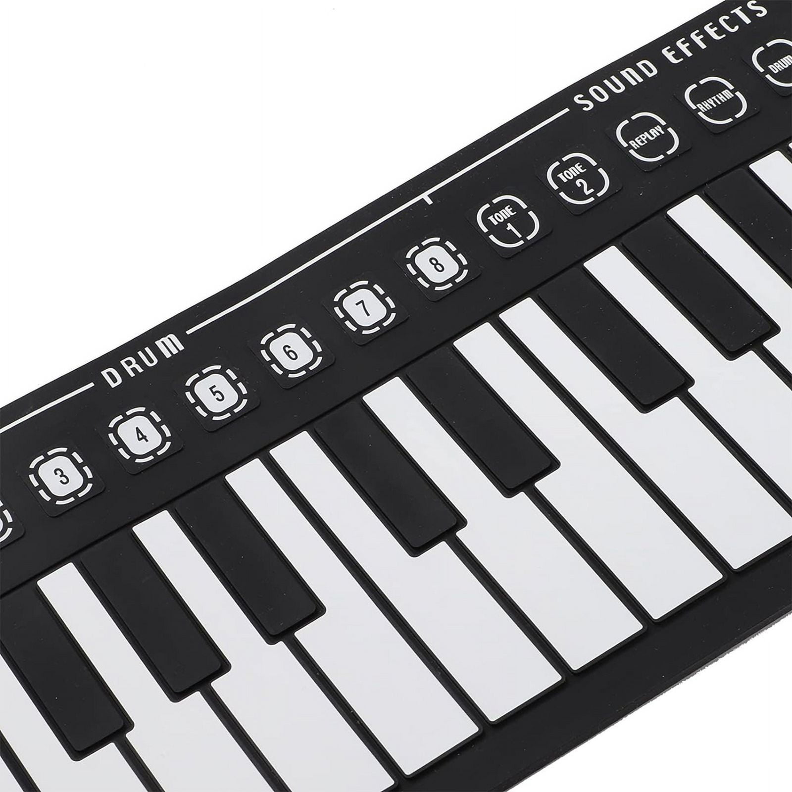 Keyboard Piano Roll Up Electric for Beginners Foldable 49 Keys Electronic