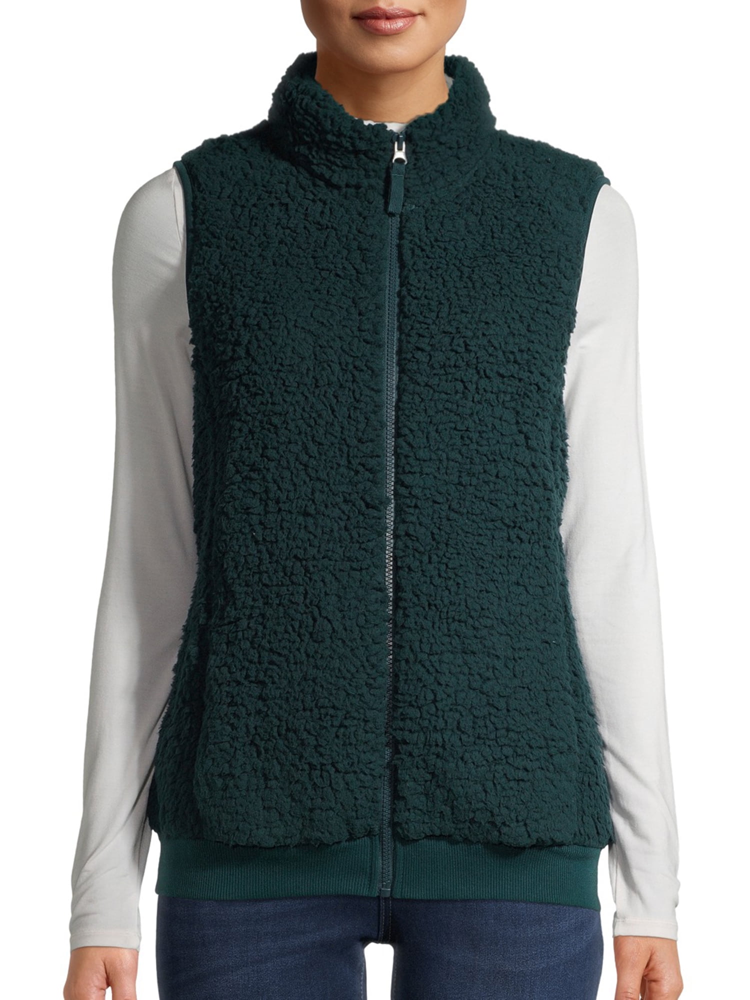 Time and Tru Time and Tru Women's & Women's Plus Size Plush Sherpa