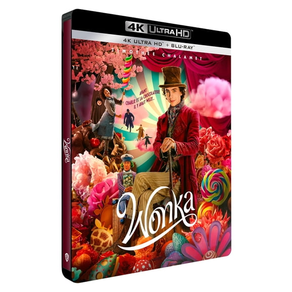 Wonka Steelbook 4K UltraHD (Import) (4K Ultra HD) Timothee Chalamet Paul King Hugh Grant