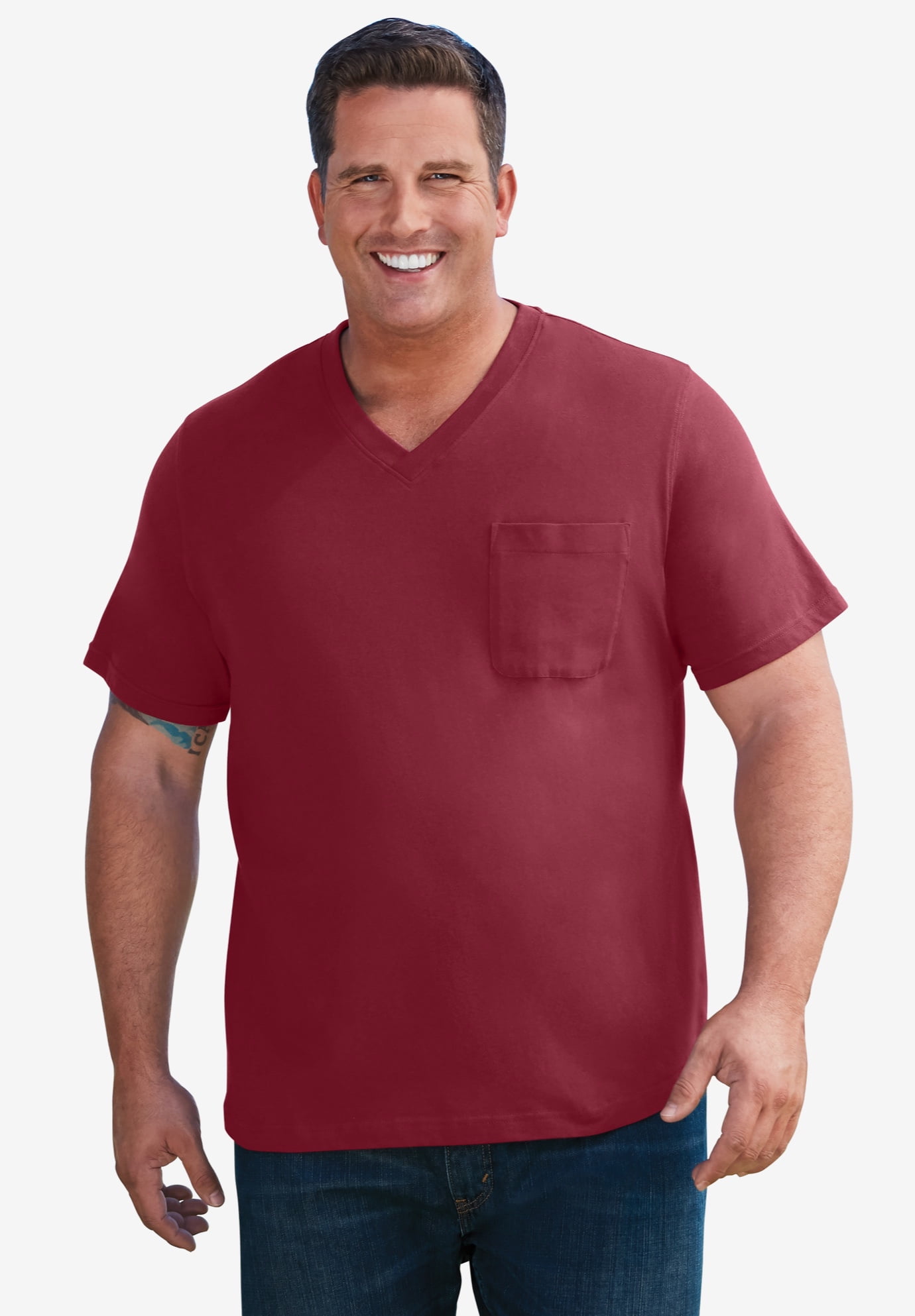 men's 2xl tall pocket t shirts