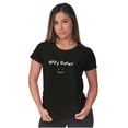 thumbnail image 5 of Funny Okey Dokey Happy Face Joke Womens Slim Fit Graphic Tee Brisco Brands S, 5 of 6