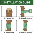 thumbnail image 3 of Grafting Tape for Trees | 2-Pack Self-Adhesive Plants Grafting Wrap | 0.8 inch & 1.2 inch Width | 328 Feet Long Polyethylene Film | Fruit Tree Grafting Supplies for Citrus, Peach, Persimmon, 3 of 5