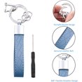 thumbnail image 7 of Key Fob Cover Compatible with Toyota Highlander Avalon Camry Corolla RAV4 2012-2019 4 Button Keychain Case Holder Protector,Blue, 7 of 7