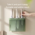 thumbnail image 4 of WRKEKC Clearance Wall-Mounted ABS Knife Storage Block - Countertop-Saving Organizer for Kitchen Cutlery (23x10cm Tool-Free Installation), 4 of 6
