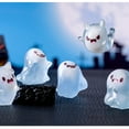 thumbnail image 6 of Fnochy Halloween Decorations Luminous Mini Resin Ghost - Glow in The Dark Miniature Ghost Figurines Cute Small Ghost Garden, Ornament Statue for Garden Aquarium Potted Plants Halloween Decorations, 6 of 9