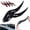 Black-A, variant on Car Roof Dragon Horns Modification, Universal Lovely Creative Devil Horn Car Exterior Decor, No-Drill Install Cool Cars Accessories for SUV, Sedan, Hatchback