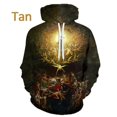 thumbnail image 3 of Sudadera con capucha para hombre con el mensaje "Querido Dios, Jesús, Dios cristiano", con estampado 3D moderno, jerséis para hombre, sudaderas, tops, chándal holgado de talla grande, 3 of 5