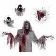 thumbnail image 5 of Halloween Ghost Horror Wall Decal – Peel and Stick Small Wall Sticker for Bedroom, Window, Glass, and Home Decor, 5 of 5