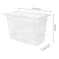 thumbnail image 1 of QJUHUNG Récipient sous Vide Couvercles de Cuiseur Kit Transparent pour Steak Lent Boîtes Transparentes Ensemble Accessoires de Cuisson Étui de Rangement, 1 of 9